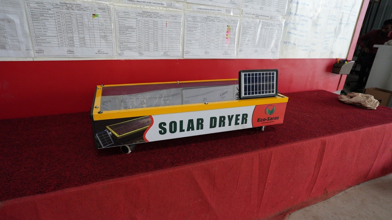 HGrow solar tunnel dryer installation